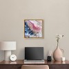 Art Remedy Doll Memories - Bold Watercolor Geode Pastel Color Abstract Wall Art Framed - 2 of 4