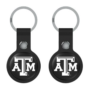 NCAA SEC Universities Insignia Black Airtag Holder 2-Pack - 1 of 4