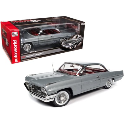 1961 Pontiac Catalina Hardtop Richmond Gray Met. "American Muscle 30th Anniversary" 1/18 Diecast Model Car by Autoworld