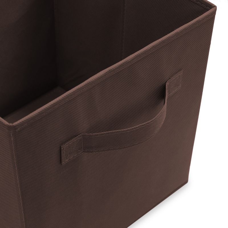 Casafield Set of 6 Collapsible Fabric Storage Cube Bins, Foldable Cloth Baskets for Shelves and Cubby Organizers, 3 of 8
