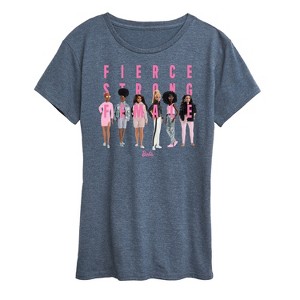 Women's - Barbie - Fierce Strong Female Short Sleeve Graphic T-Shirt - 1 of 4