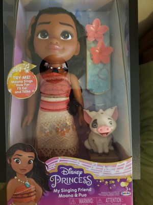 Disney Princess Moana 14 Inch Singing Doll Includes Animal Friends Pua ...