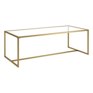 47.25 Inches Deep Gold Coffee Table - Henn&Hart - 1 of 4
