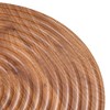 CAVINAS Small Coffee Table, Natural Wood Grain Center Table for Living Room, Modern Coffee Table Round for Bedroom, Office - 2 of 4