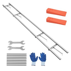 Chainsaw Mill, 36" Portable Sawmill Planking Milling Bar, Aluminum Chainsaw Planking Mill, Wood Cross Cutting Guide System for Factory & Woodworkers - 1 of 4