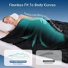 Reversible Weighted Blanket, Cooling Heavy Blanket for Adults, Twin Size 15lbs, 48''x72'', Black - 2 of 4