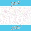 Big Dot of Happiness Happy Valentine’s Day Coloring Table Runner, 7ft Long Hearts Craft Activity Table Cover for Family, Giant Coloring Page - 1 Roll - 3 of 4