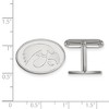 Black Bow Jewelry Sterling Silver Iowa Hawkeyes NCAA Cuff Links - 2 of 3