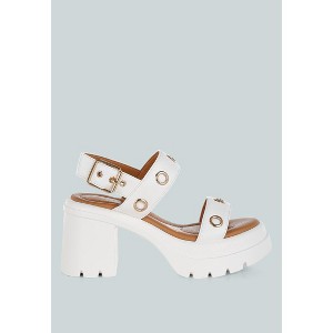 Urla Eyelet Detail Platform Heel Sandals Women - 1 of 4