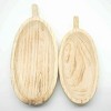 Moda Furnishings Beige Bradney Wood Decorative Plate - Set of 2 - 4 of 4