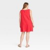 Women's Linen Woven Mini Shift Dress - Ava & Viv™ - 2 of 3