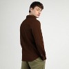 Campus Sutra Men Men's Chocolate Brown Ripple Box Shirt - 4 of 4