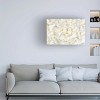 Trademark Fine Art -Cora Niele 'White Peony Flower' Canvas Art - 2 of 4