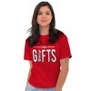 Christmas Tis The Season For Presents Graphic T Shirt Men or Women Brisco Brands - 4 of 4