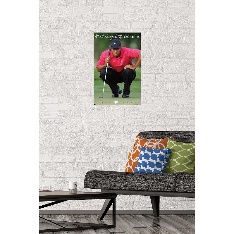 Trends International Tiger Woods - The Ball & Me Unframed Wall Poster Prints, 2 of 7