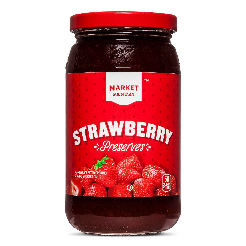 Strawberry Preserves - 18oz - Market Pantry&#8482;, 1 of 5