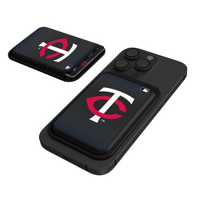 Keyscaper MLB American League Teams Linen Black Magnetic Credit Card Wallet