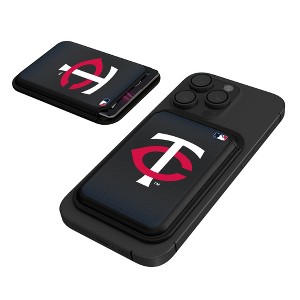 Keyscaper MLB American League Teams Linen Black Magnetic Credit Card Wallet - 1 of 3