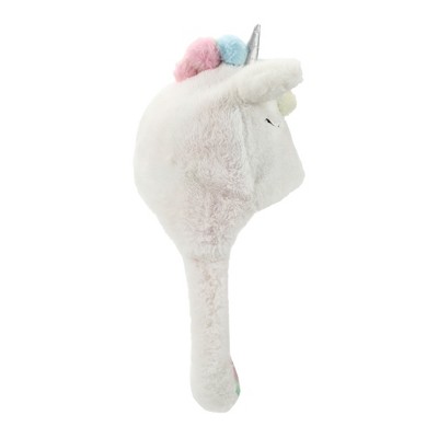 Unicorn Face Youth White Hat With Moveable 3D Horns - image 2