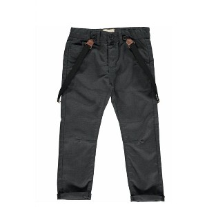 Boy's Bradford Woven Trousers With Removable Suspenders - ME & HENRY - 1 of 3