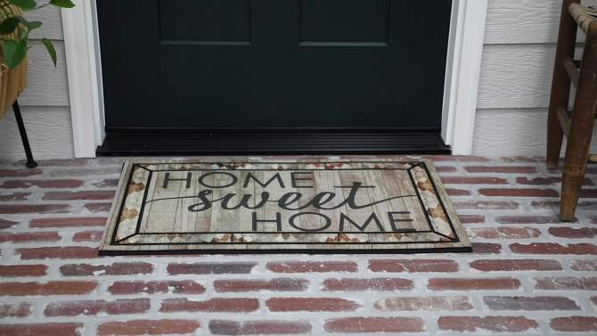 1&#39;6&#34;x2&#39;6&#34; Rustic &#39;Home Sweet Home&#39; Doorscapes Mat - Mohawk, 2 of 6, play video