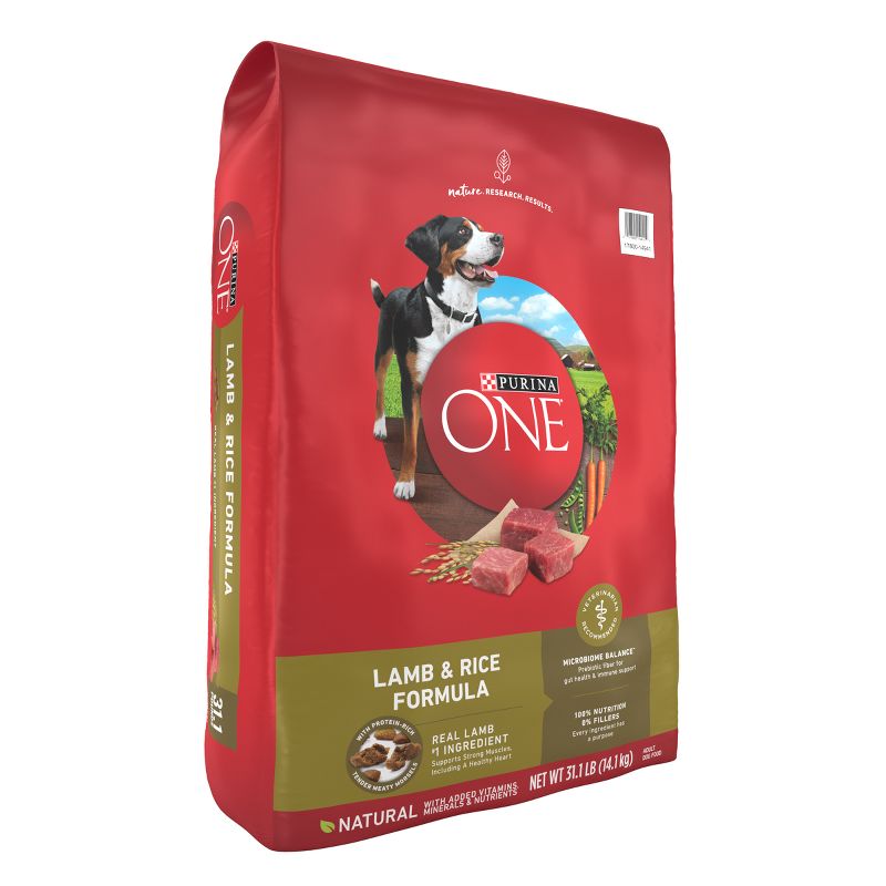 Purina ONE SmartBlend Natural Dry Dog Food with Rice and Lamb, 5 of 9