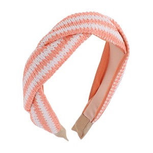 Unique Bargains Exquisite Personalized Straw Braid Headband 1 Pc - 1 of 4