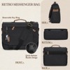 Messenger Bag for Men 17-17.3 Inch Laptop Bag Water-resistant Canvas Computer Shoulder Bag - 4 of 4
