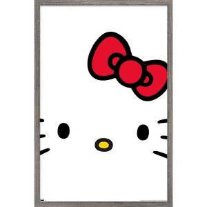 Trends International Hello Kitty and Friends - Hello Kitty Close-Up Framed Wall Poster Prints - 1 of 4