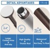 LunaLulinlk Shower Curtain Rod, Adjustable 32-61 Inch Spring Tension Shower Rods for Bathroom or Window - 3 of 4