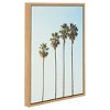 Palm Trees Framed Kids' Canvas Art Natural (24"x18") - Uniek - 2 of 3