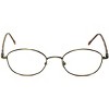 Flex Plus by Vivid FP-82 Designer Reading Eye Glasses in Antique Gold 50mm +3.00 | Unisex | Round Shape | Medium Fit - 2 of 4