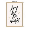 Amanti Art 23"x33" Joy To the World by Eins Kubistika Framed Canvas Wall Art Print - 4 of 4