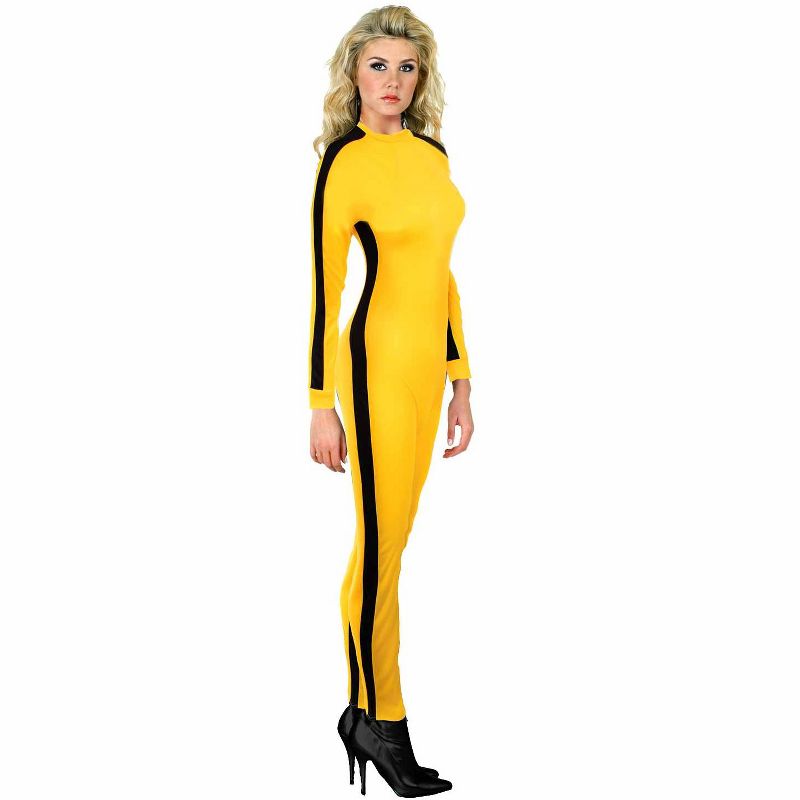Bruce Lee Bruce Lee Yellow Jumpsuit Women's Adult Costume, 1 of 2