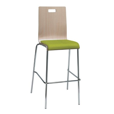 Jive Barstool Avocado Fabric Seat Natural - KFI