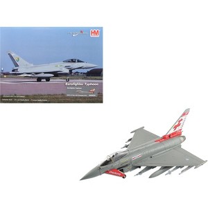 Eurofighter Typhoon Fighter Aircraft "ZK315, 41 Squadron, RAF Coningsby" 2015 Royal Air Force 1/72 Diecast Model by Hobby Master - 1 of 4