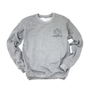 Simply Sage Market Embroidered Pumpkin Everything Sweatshirt - 1 of 4