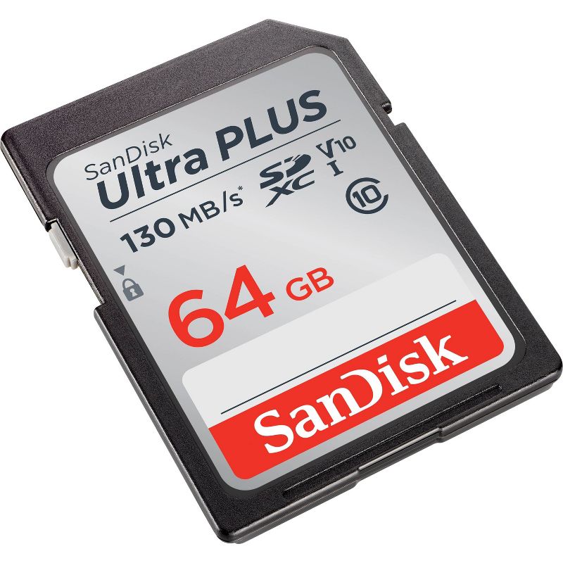 SanDisk Ultra PLUS 64GB SD USH-I Memory Card, 4 of 5