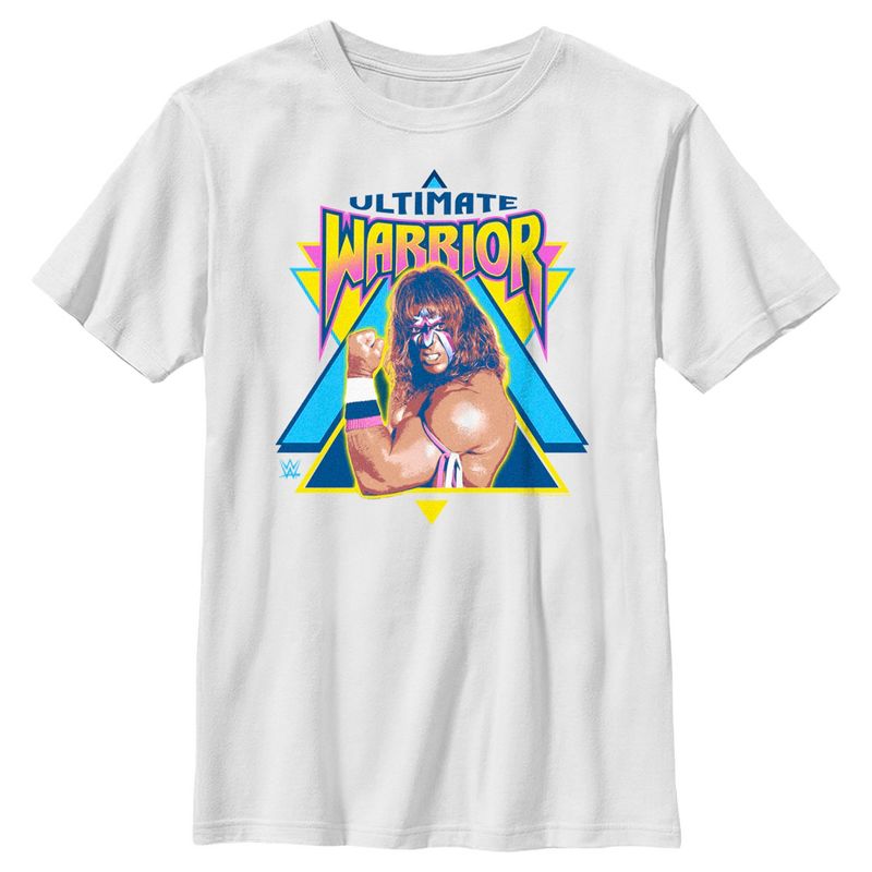 Boy's WWE Ultimate Warrior Photo T-Shirt, 1 of 5