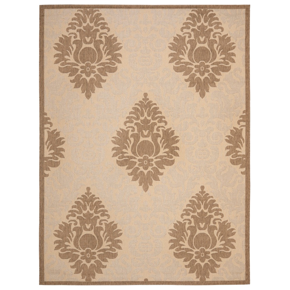 8'X11' Dorchester Outdoor Rug Natural/Brown - Safavieh