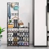 Boersma 5-Tier Shoe Rack, Large Capacity Shoe Storage Organizer for 25–30 Pairs – Freestanding Metal Shoe Shelf with Sturdy Frame, Ideal for Entryway - 2 of 4