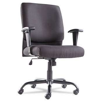OIF Big/Tall Swivel/Tilt Mid-Back Chair, Supports Up to 450 lb, 19.29" to 23.22" Seat Height, Black