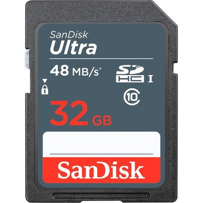 SanDisk Ultra 32 GB Class 10/UHS-I SDHC - 48 MB/s Read