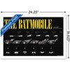 Trends International DC Comics Batman: 85th Anniversary - The Batmobiles Horizontal Framed Wall Poster Prints - 3 of 4