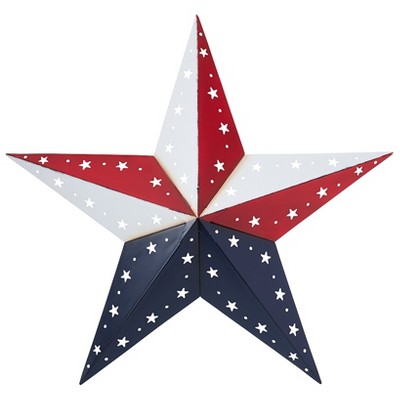 The Lakeside Collection Metal Americana Star Wall Art