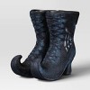 8.5" Small Witches Boot Blow Mold Planter Halloween Decorative Prop Black - Hyde and EEK! Boutique™ - 3 of 4