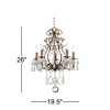 Vienna Full Spectrum Jolie Bronze Pendant Chandelier 19 1/2" Wide French Crystal Beaded 5-Light Fixture for Dining Room House Kitchen Island Bedroom - 4 of 4