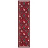 Christmas Large Living Room Area Rug Machine Washable Rugs Trellis Xmas Red Rug Non-Shedding Low Pile Farmhouse Carpet - 2 of 4