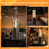 Costway 35'' Portable Tabletop Pyramid Patio Heater Steel Propane gas 10000 BTU - 2 of 4