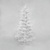 Resenkos 6ft Snow Flocked Aspen Fir Artificial Christmas Tree Pre-Lit with 420 Warm  LED Lights, - 2 of 4